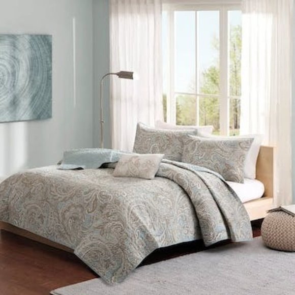 MADISON Park Pure Ronan 4-PC. Coverlet Set, Full/Queen